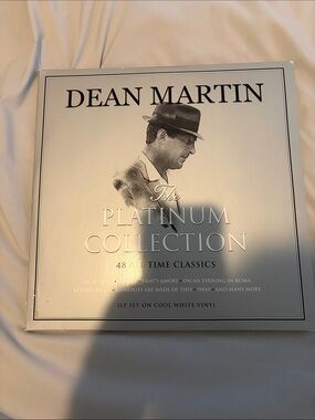 Dean Martin The Platinum Collection Box Set Vinyl Record - White Disc